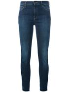 Gucci Embroidered Skinny Jeans - Blue