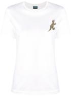 Ps Paul Smith 'dino' Print T-shirt - White