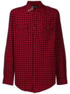 Vision Of Super Tartan Print Shirt - Red