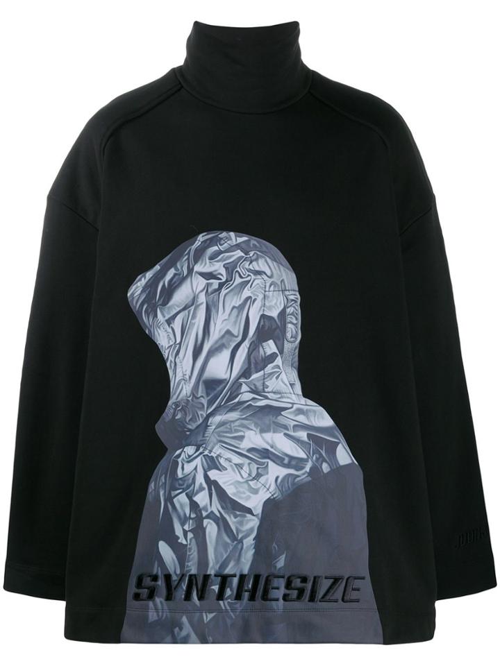 Juun.j Synthesize Rollneck Jumper - Black