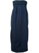 Dkny - Convertible Dress - Women - Nylon/triacetate - M, Women's, Blue, Nylon/triacetate