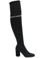 Miu Miu Over-the-knee Sock Boots - Black