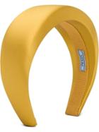 Prada Satin Headband - Yellow