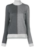 Golden Goose Deluxe Brand Panel Knitted Turtleneck - Grey