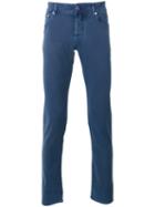 Jacob Cohen Classic Skinny Jeans, Men's, Size: 31, Blue, Cotton/spandex/elastane