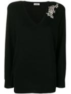 Liu Jo Brooch Top - Black