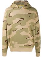 Lacoste Live Embroidered Camouflage Hoodie - Neutrals