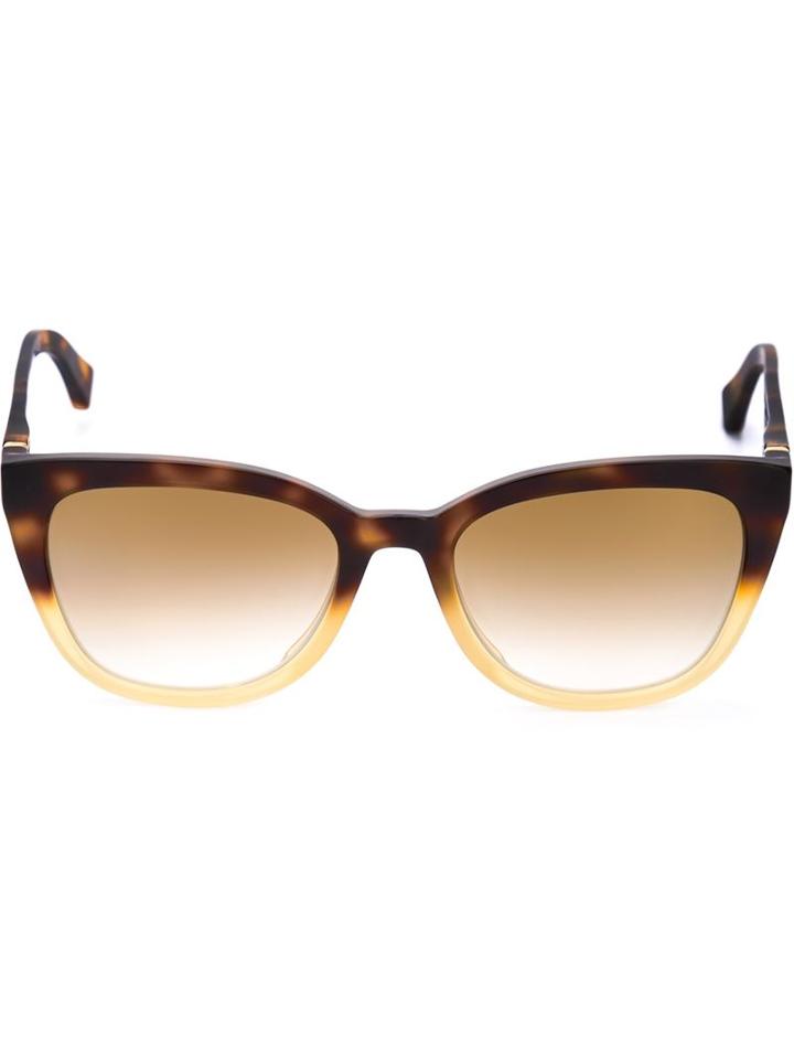 Mykita - 'mulberry' Sunglasses - Unisex - Acetate - One Size, Brown, Acetate