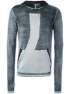 Stone Island Crew Neck Jumper, Men's, Size: Small, Grey, Wool