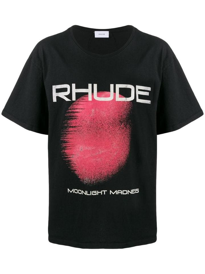 Rhude Blood Moon T-shirt - Black