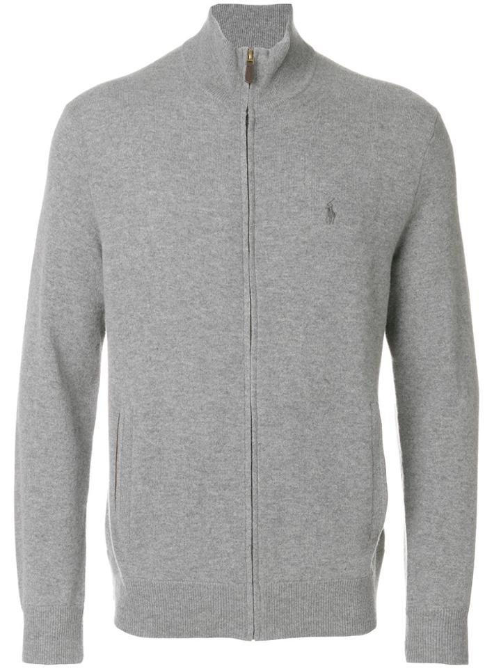 Polo Ralph Lauren Zipped Cardigan - Grey