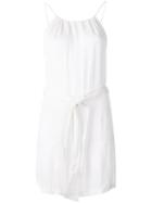Cecilie Copenhagen - Strappy Belted Dress - Women - Viscose - 2, Women's, White, Viscose