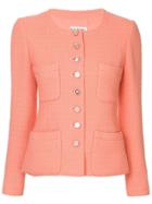 Chanel Vintage Long Sleeve Coat Jacket - Pink