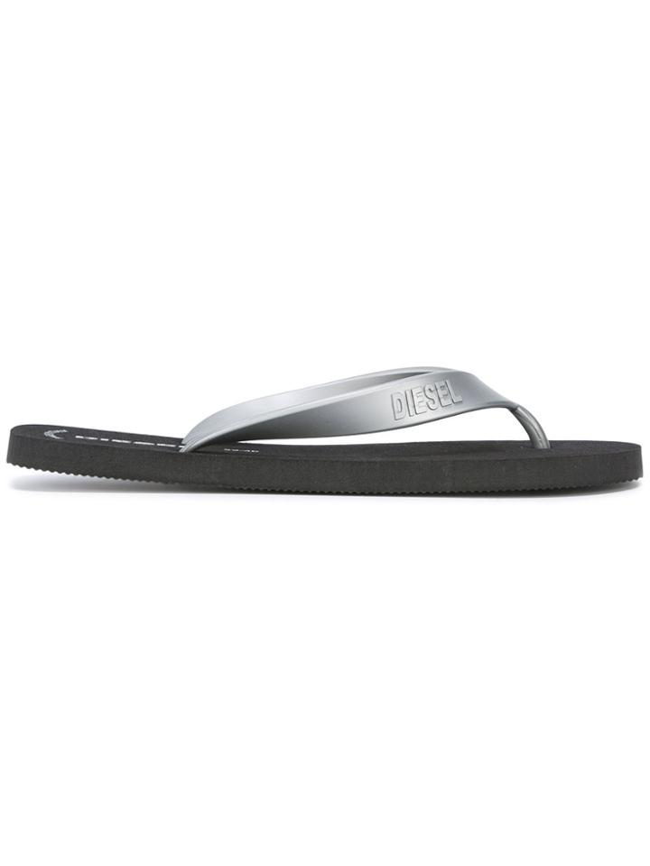 Diesel Saveral Flip Flops - Black