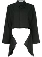 Astraet Cropped Shirt - Black