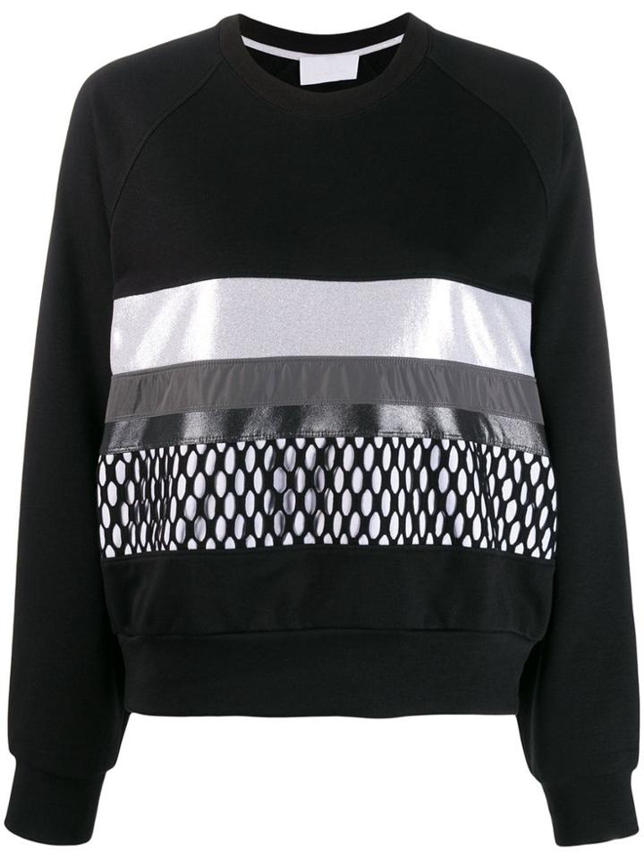 No Ka' Oi Mesh Sports Sweater - Black