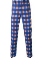 Msgm Checked Trousers