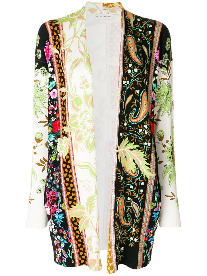 Etro Paisley And Floral Print Cardigan - Multicolour