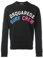 Dsquared2 Surf Crew Sweatshirt, Men's, Size: Small, Black, Cotton