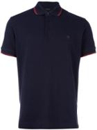 Z Zegna Short Sleeve Polo Shirt, Men's, Size: Small, Blue, Cotton