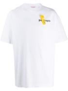 Palm Angels Security Tag Appliqué T-shirt - White
