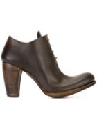 Ma+ Lace-up Booties, Women's, Size: 38, Brown, Leather