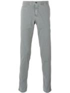 Pt01 - Stonewashed Chino Trousers - Men - Cotton/spandex/elastane - 50, Grey, Cotton/spandex/elastane