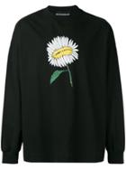 1017 Alyx 9sm Flower Print Sweatshirt - Black