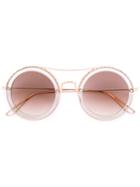 Elie Saab Round Sunglasses - Metallic