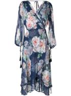 We Are Kindred Josephine Wrap Dress - Blue
