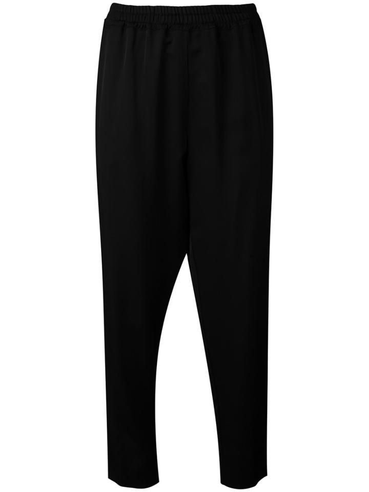 Gianluca Capannolo - Slouch Cropped Trousers - Women - Viscose - 44, Black, Viscose