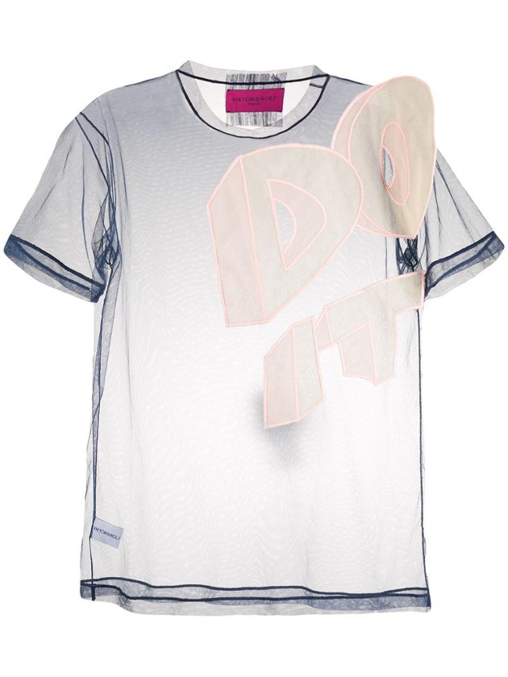 Viktor & Rolf Do It T-shirt - Blue