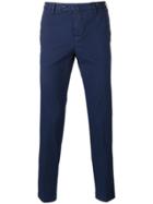 Pt01 Skinny Cropped Trousers - Blue