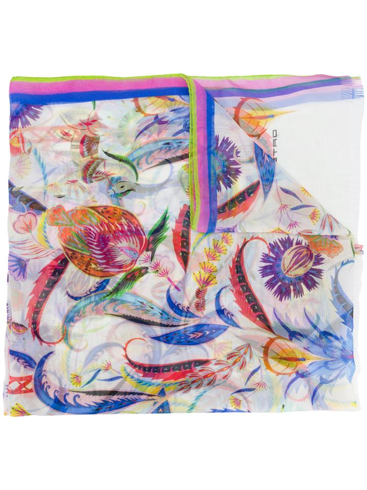 Etro Signature Printed Scarf - Multicolour