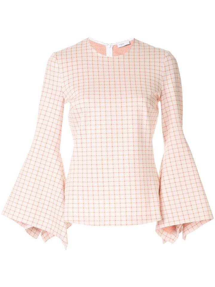 Rosetta Getty Flared Sleeve Blouse - Pink