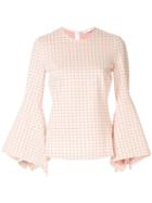 Rosetta Getty Flared Sleeve Blouse - Pink
