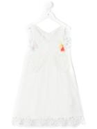 Chloé Kids - Lace Trim Dress - Kids - Cotton/viscose - 10 Yrs, White