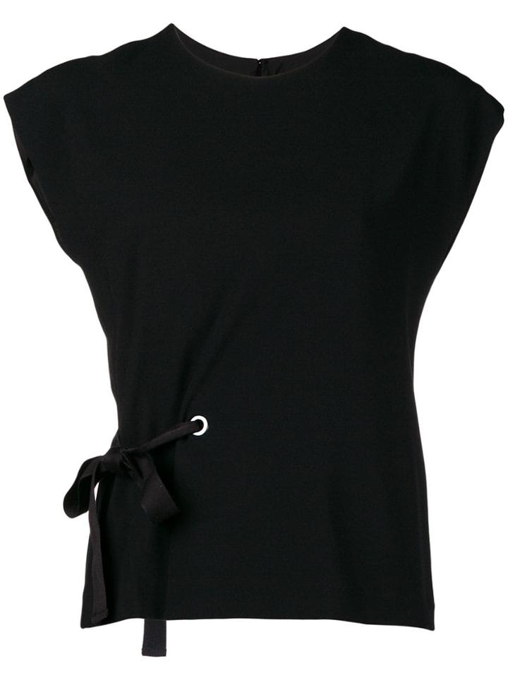 Rag & Bone Tie Waist T-shirt - Black