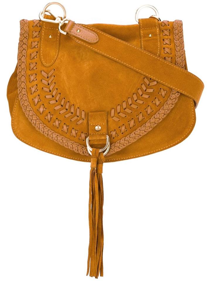 See By Chloé Collins Crossbody Bag, Women's, Nude/neutrals, Suede/cotton