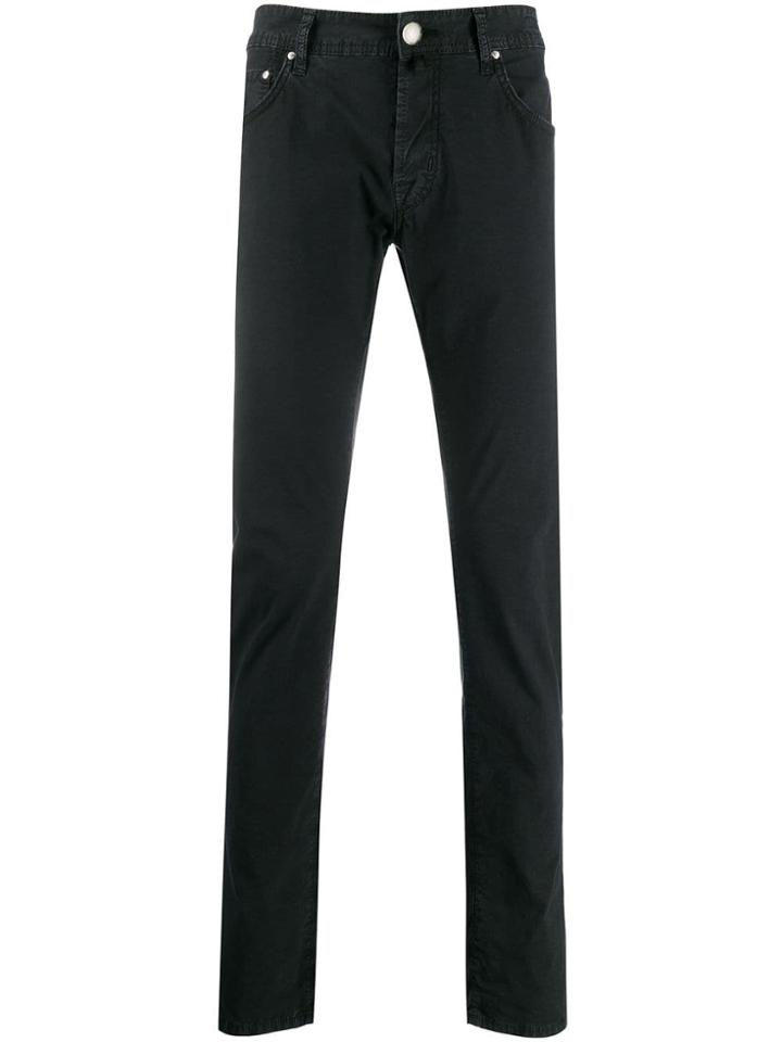 Jacob Cohen Skinny Fit Chinos - Black