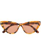 Tom Ford Eyewear Charlie Sunglasses - Brown