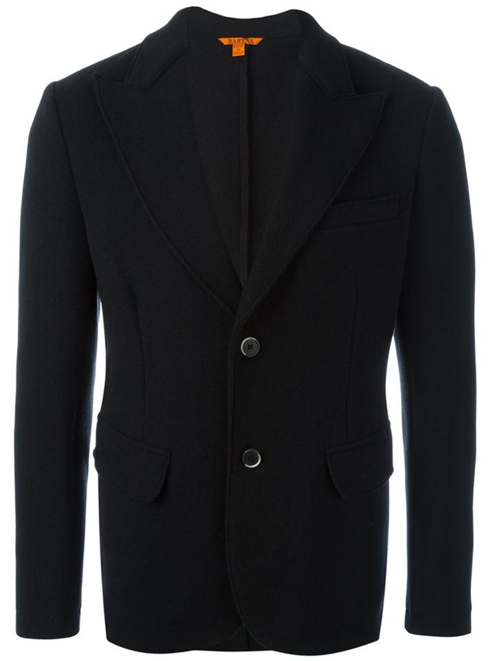 Barena Wool Blazer - Black