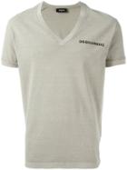 Dsquared2 Arizona V-neck T-shirt, Men's, Size: Large, Nude/neutrals, Cotton