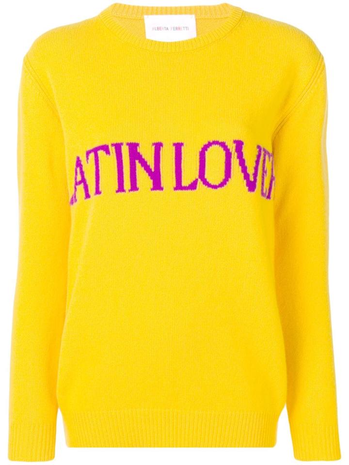 Alberta Ferretti Latin Lover Sweater - Yellow