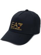 Ea7 Emporio Armani Logo Cap - Black