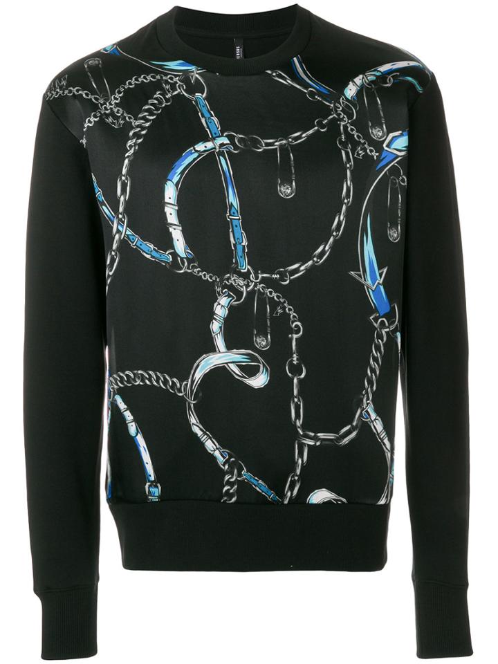 Versus Heritage Print Sweatshirt - Black