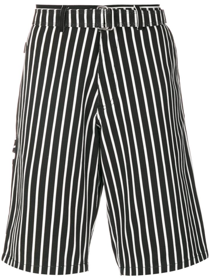 Ami Alexandre Mattiussi Striped Shorts - Black