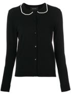 Simone Rocha Pearl Embellished Knit Cardigan - Black