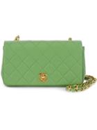 Chanel Vintage Quilted Chain Shoulder Bag, Women's, Green