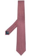 Lanvin Micro-pattern Tie - Brown